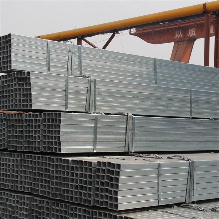 Rectangulare Hot Dip Galvanized Steel Pipe